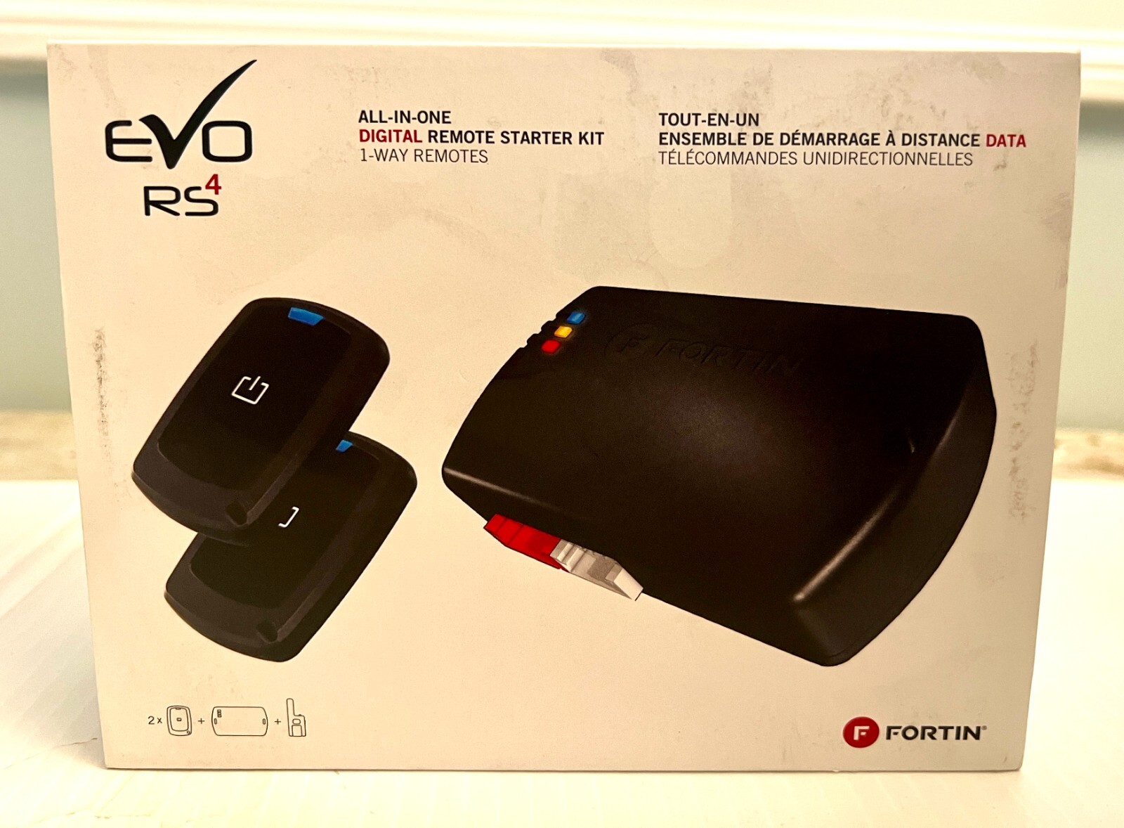 Fortin EVO-ALL-411 1-Way Remote starter Kit for low-current vehicles Brand New