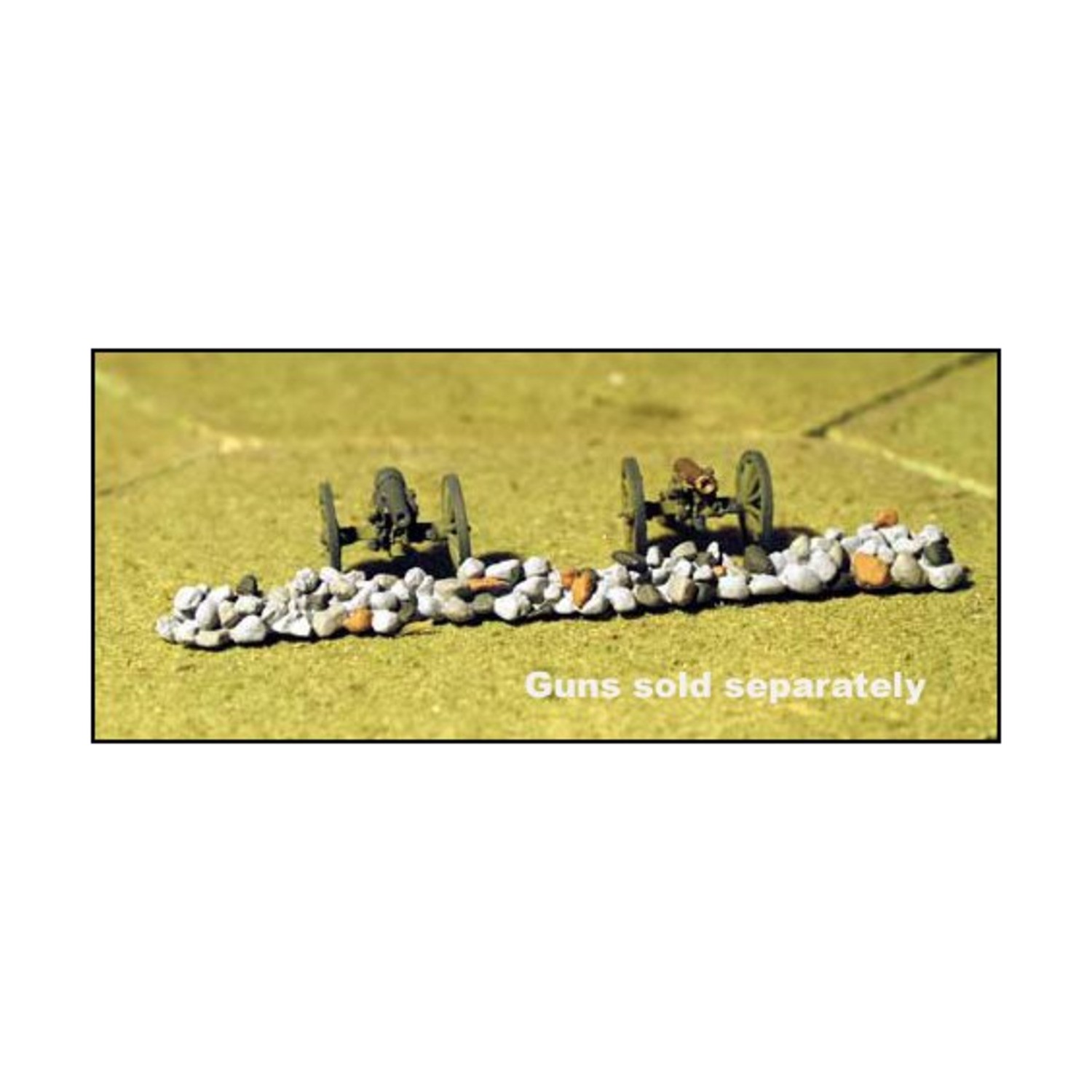 GHQ Micro Force ACW 10mm Stone Fences Pack New