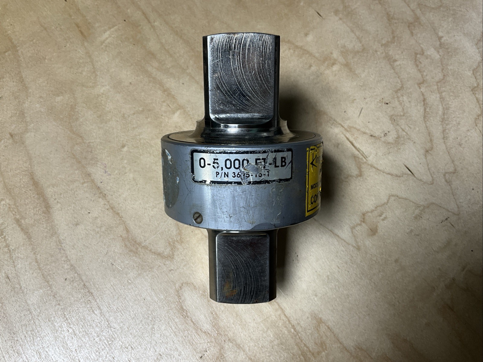 King Nutronics 5,000lb Model 3695 Torque Force Calibrator 3695-15-1