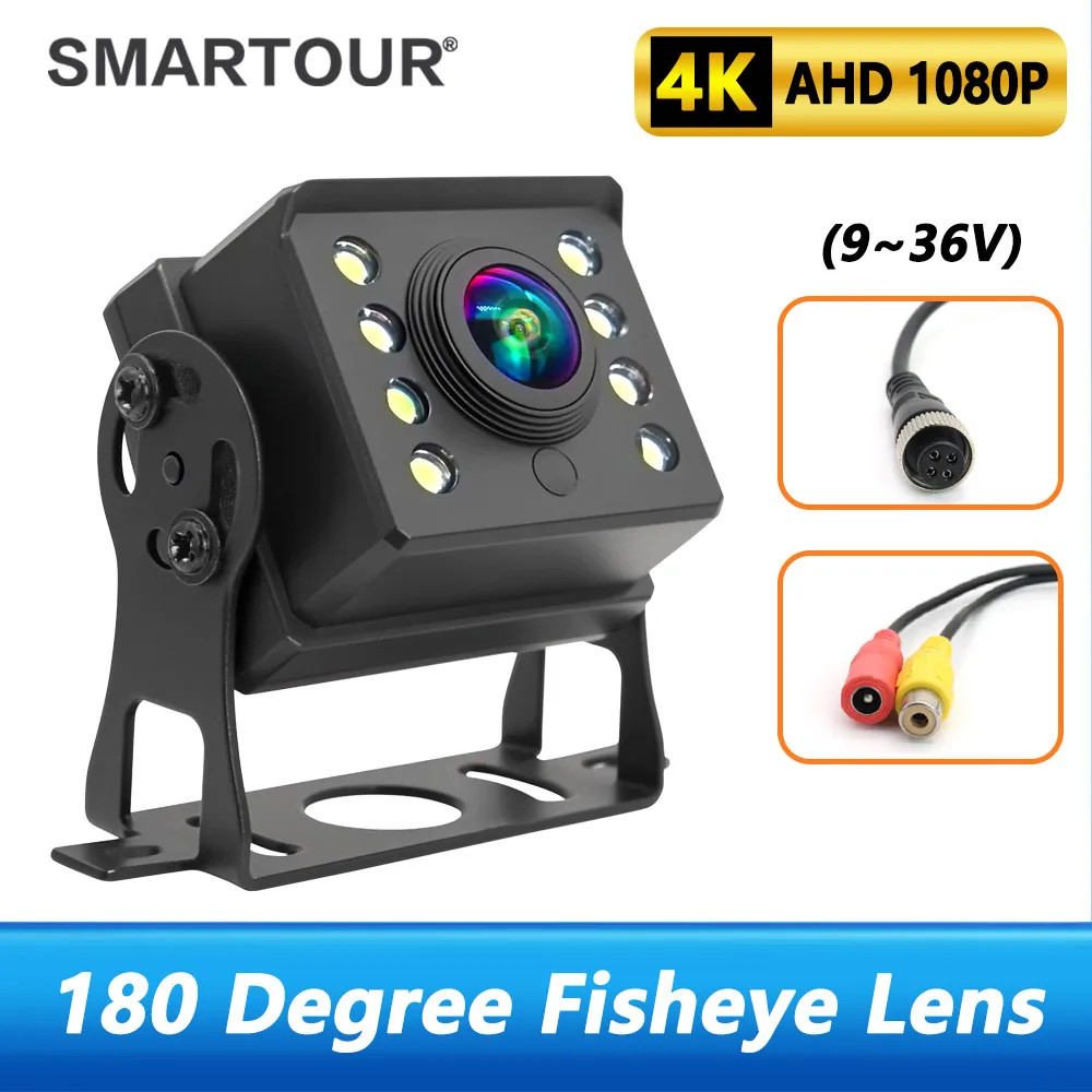 AHD 1080P Truck Rear View Camera for Bus Paking Car 12-24V 8 Led HD Night Vision