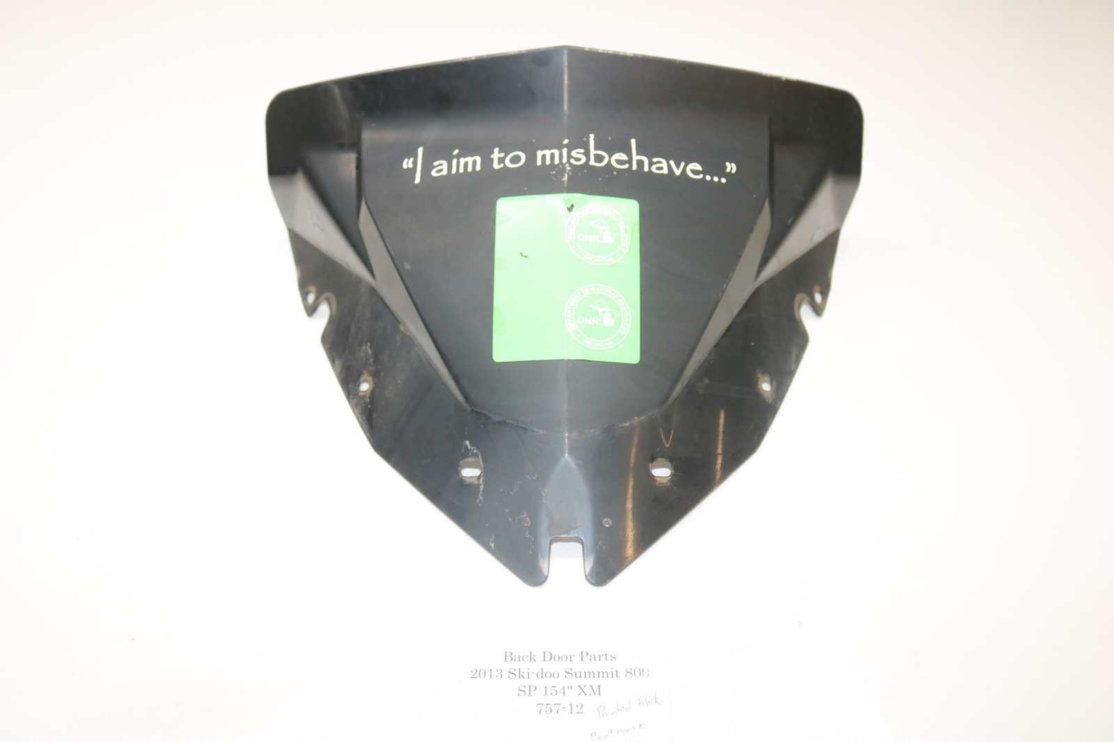 2013 Ski-doo Summit Sp 800 Etec 154" Xm Windshield Wind Shield 235 mm Painted