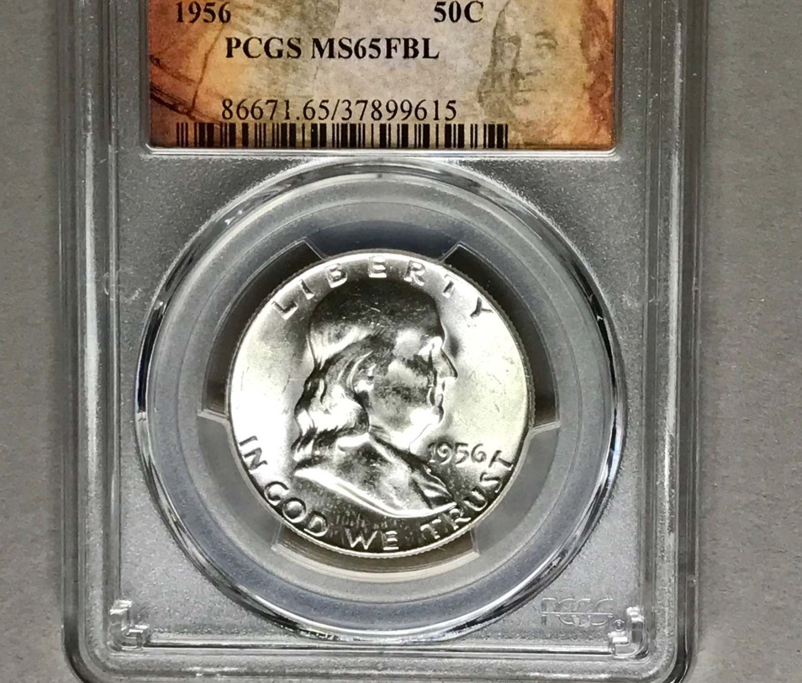 1956 Franklin PCGS Premier MS65FBL