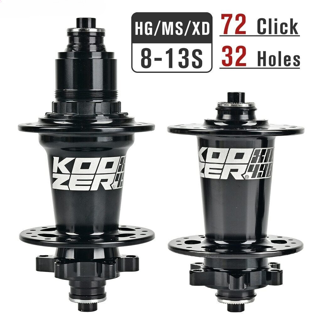 Mountain Bike Hub 4 Bearing 6 Pawls 72T Noise Hub 32 Holes Bicycle Hubs 8-13S