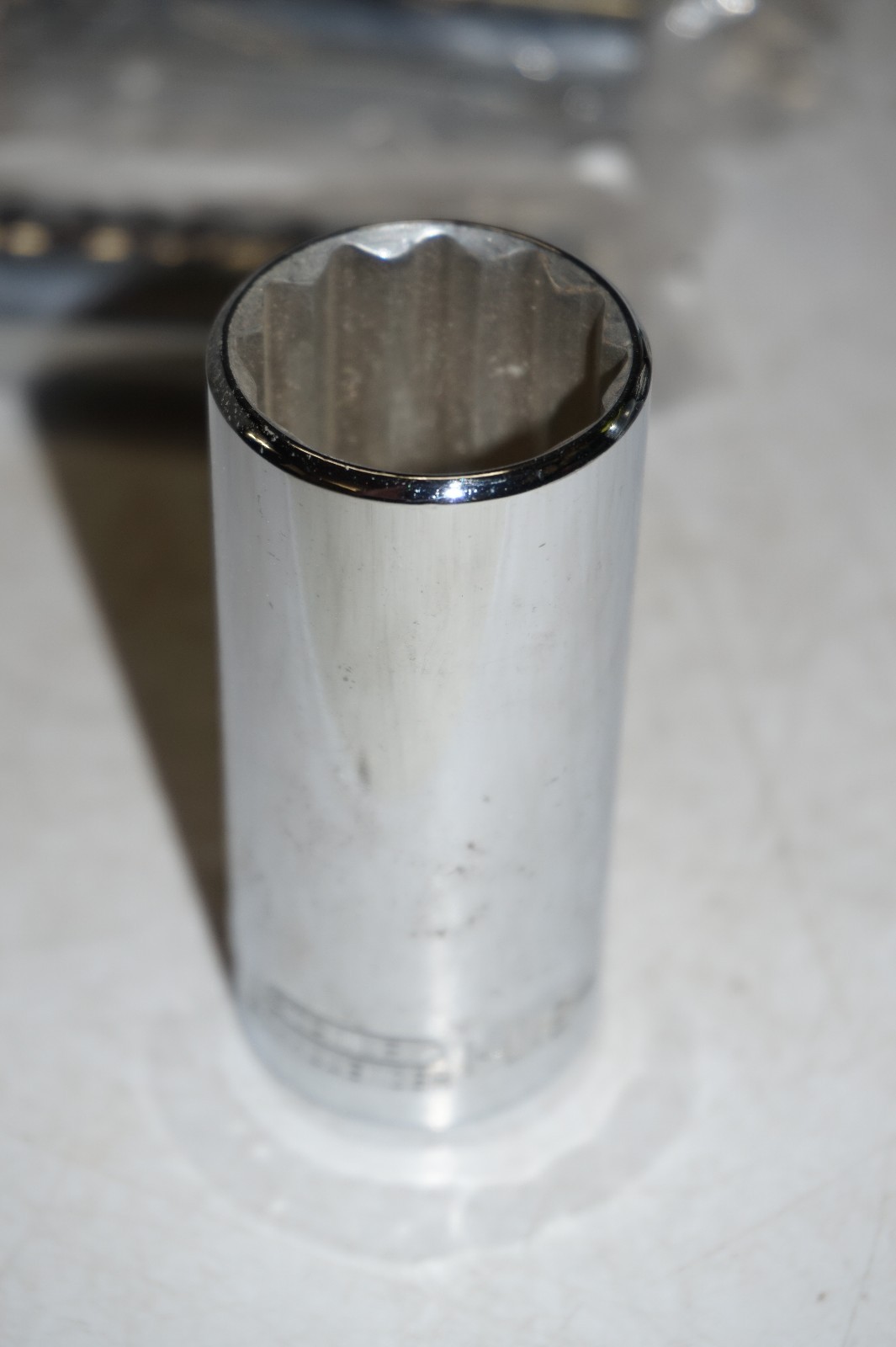 STANLEY Challenger 1/2" Chrome 12 Point Deep Socket 1/2" Drive 1716 USA