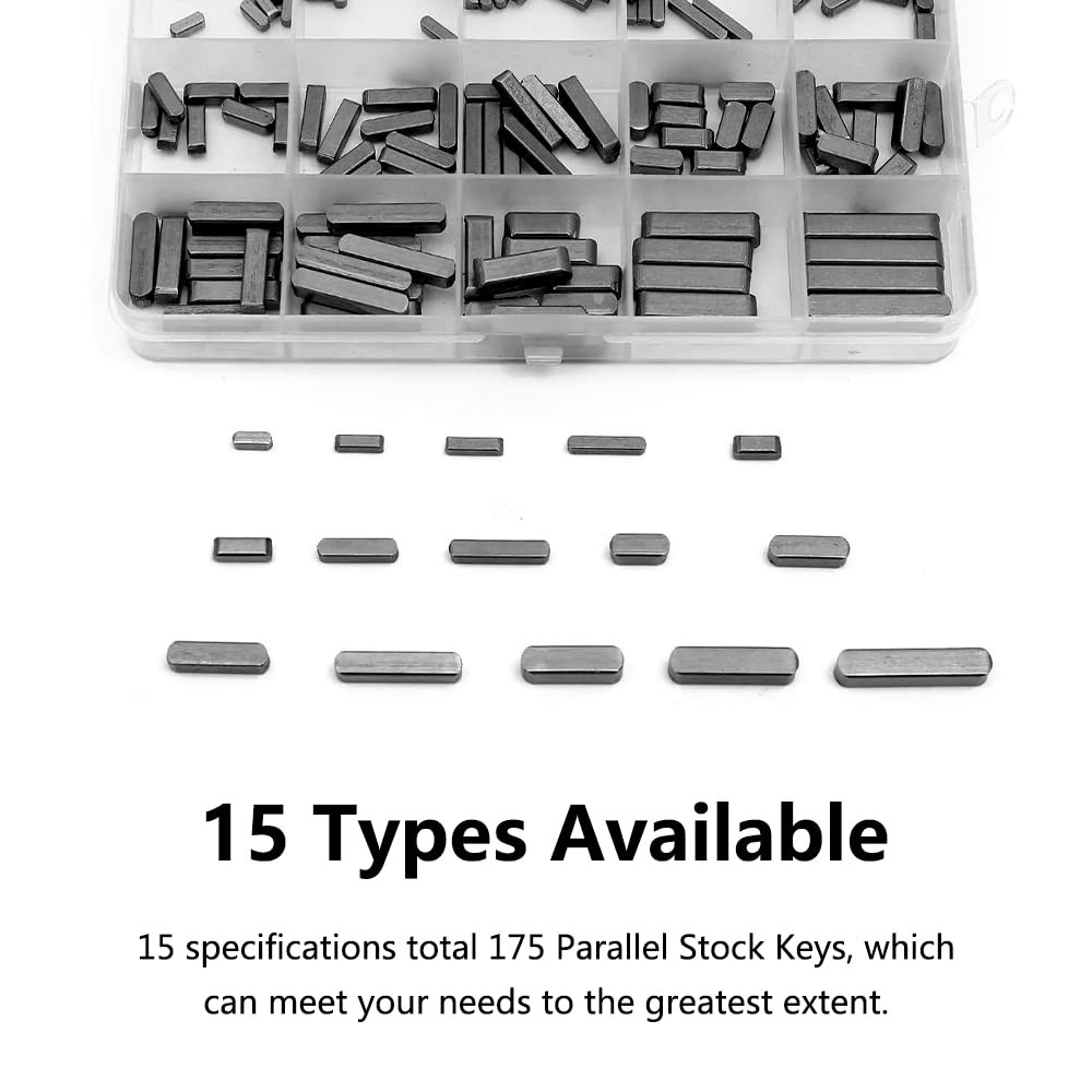 Parallel Square Stock Key, Shaft Feather Key, Key Stock Assortment, Parallel Dri