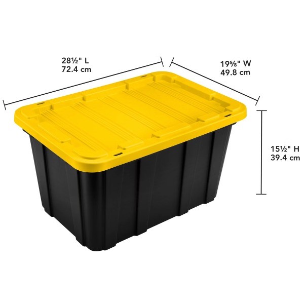 27gal Heavy Duty Storage Tote