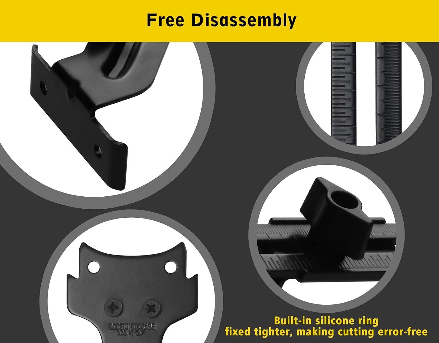 Enhanced Router Edge Guide - Ideal for Compact Routers & Effortless Positioning