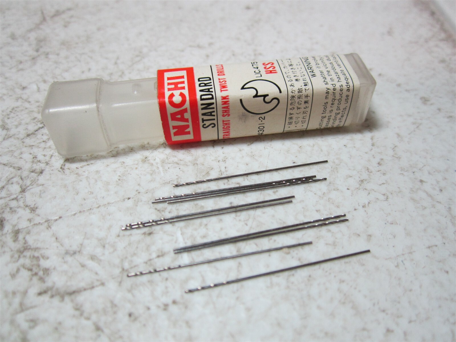 Nachi B4301-2 0.45 Diam High Speed Steel Straight Shank Twist Drill - Pack of 10