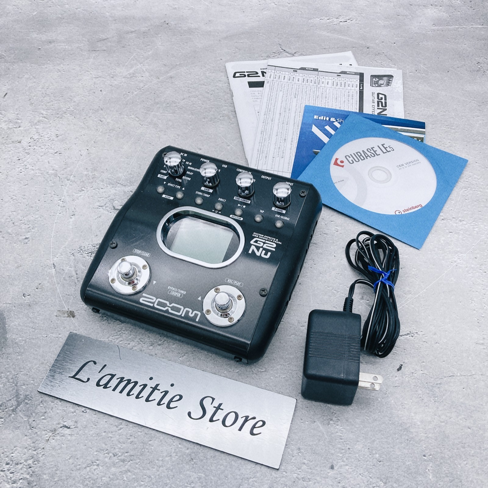 ZOOM G2NU Guitar Multi Effects Processor Audio Interface G2 NU G 2NU Tested