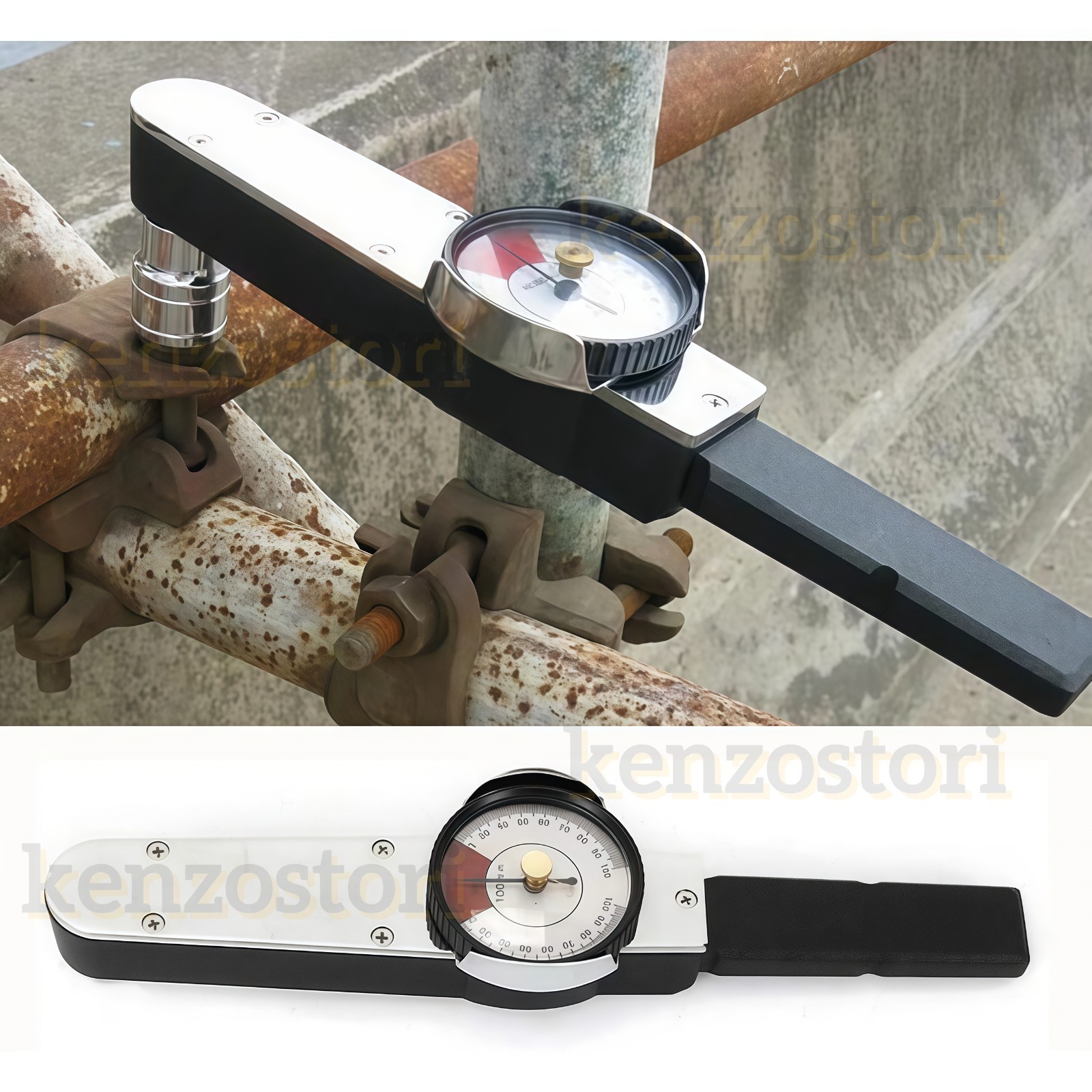 1/4" Drive Dial Indicator Torque Wrench Indicating Torquemeter 0-10Nm Spanner