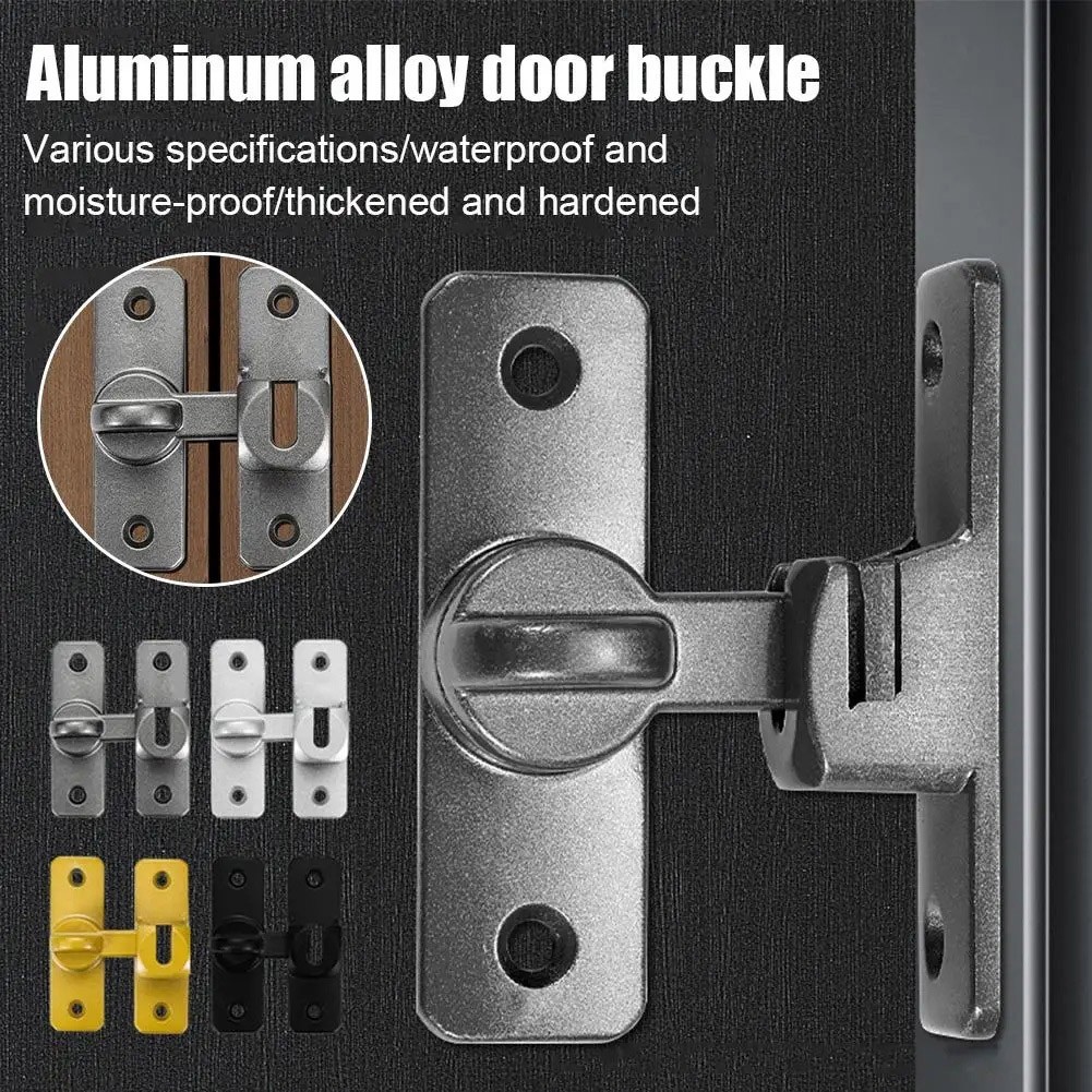 Aluminum Alloy Barn Door Lock Secure Latch for Enhanced Access Control