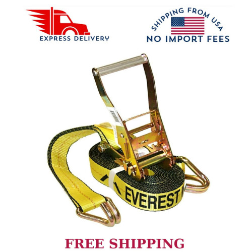 2 In. X 27 Ft. Heavy-Duty Ratchet Tie-Down Trailer Strap (10,000 Lbs.)