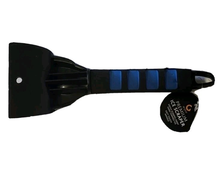Premium Windowscreen Ice Scraper With Soft Grip, Window Ice Snow Frost Car Van