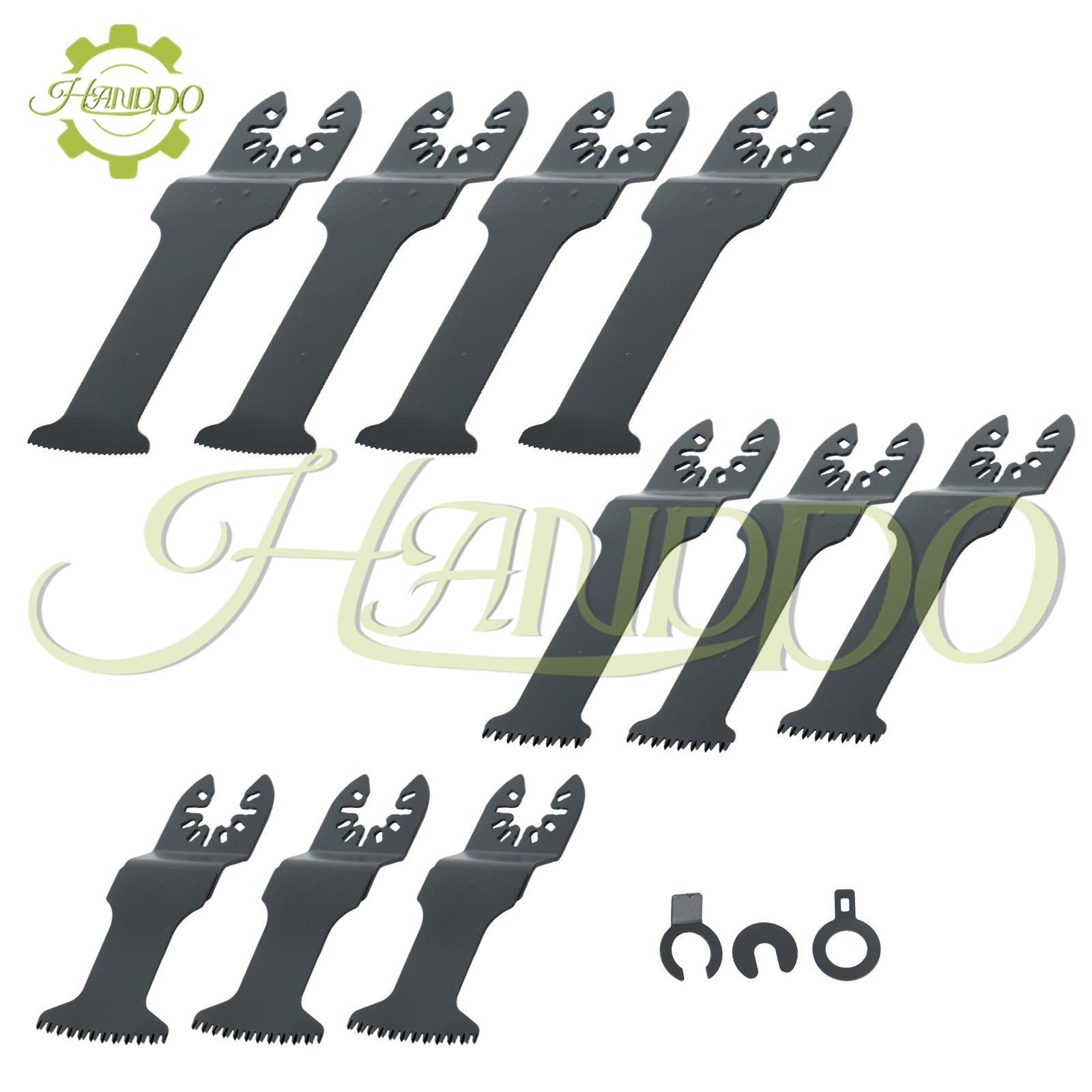 Oscillating Tool Blade 10Pcs for Metal Cutting 3 Types Professional Saw Blades