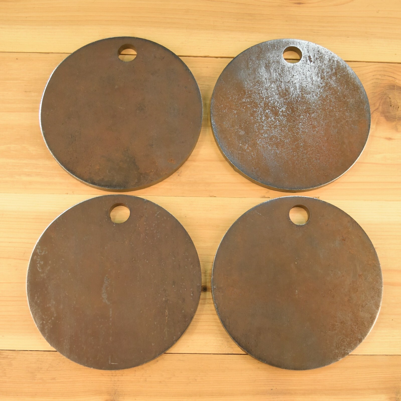 AR500 3/8" Steel Shooting Target 8" Circle SET OF FOUR