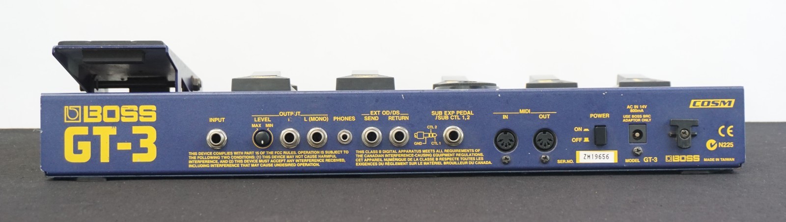 Roland Boss GT-3 Guitar Multi Effects Processor Pedal Board - 100V