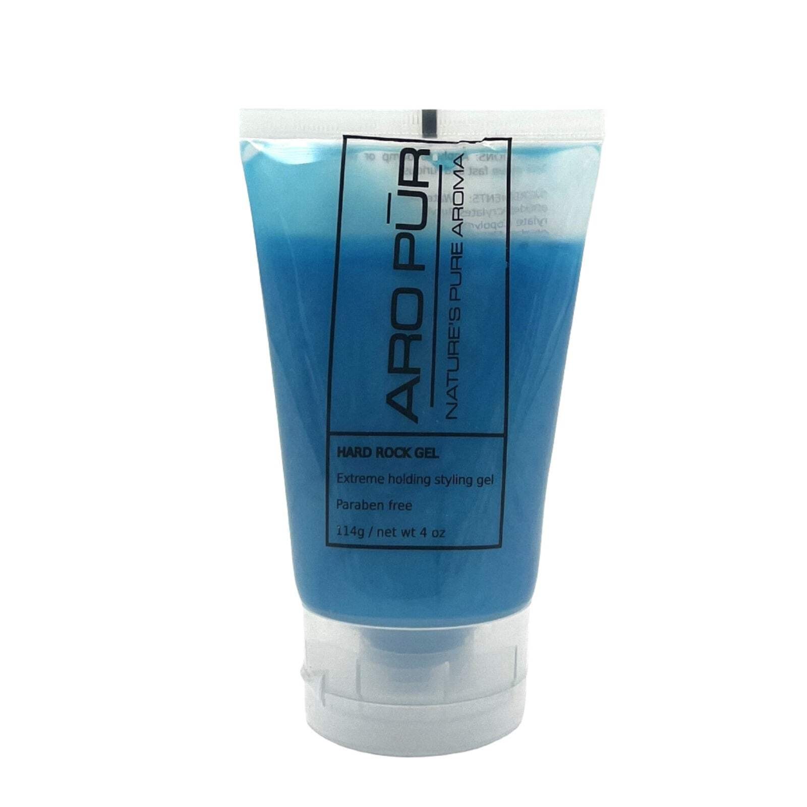 Aro Pur Hard Rock Gel Extreme Holding Styling Gel 4 oz