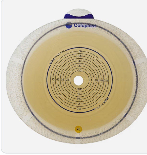 Ostomy Barrier SenSura Flex Xpro Adhesive Coupling Yellow Code 10106  Box Of 10