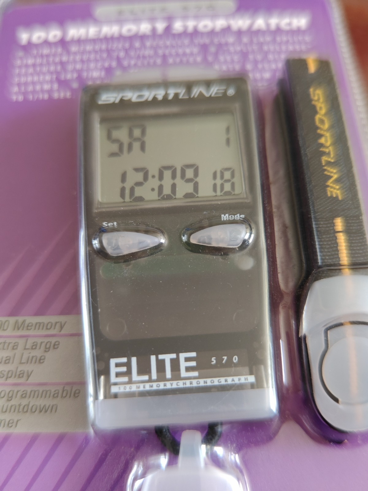 Elite 570 / 100 Memory Stopwatch Sportline