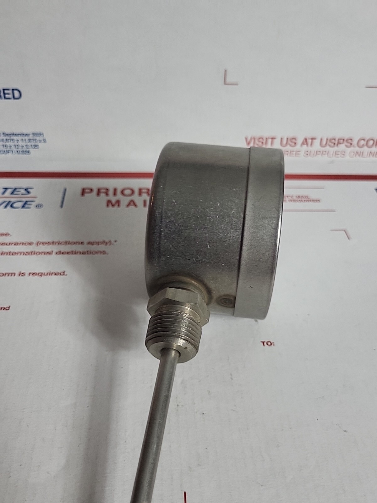Vintage Weksler Instruments Thermometer Temperature Gauge Probe
