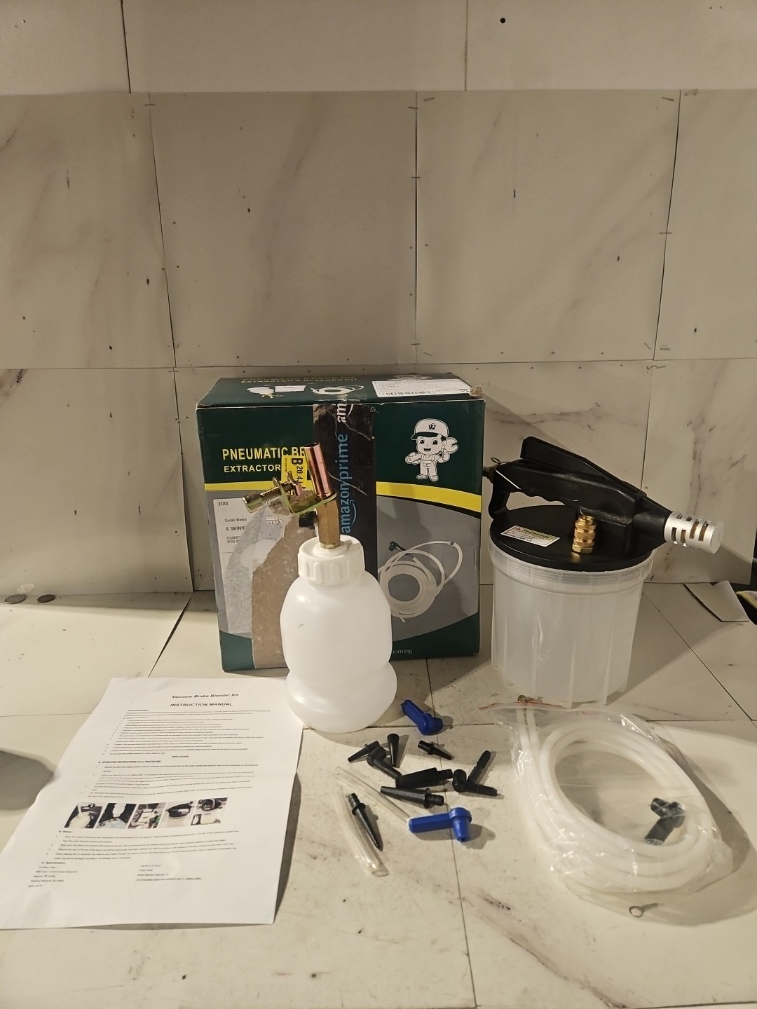 Alba Vacuum Brake Bleeder & Auto Refiller ALB40225 | One Man Brake Bleeding Tool