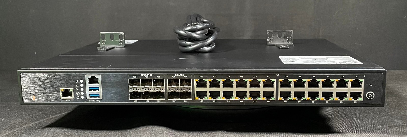 SonicWall NSA 3700  24x 1G 6x 10GB SFP+,4x 5GB SFP+ Firewall / 02-SSC-4326