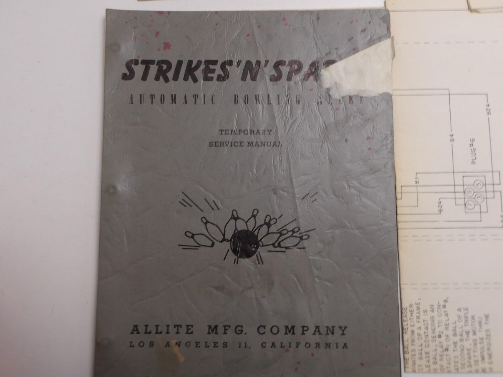 Allite: Strikes n Spares - Schematics Set, Instructions & Manual