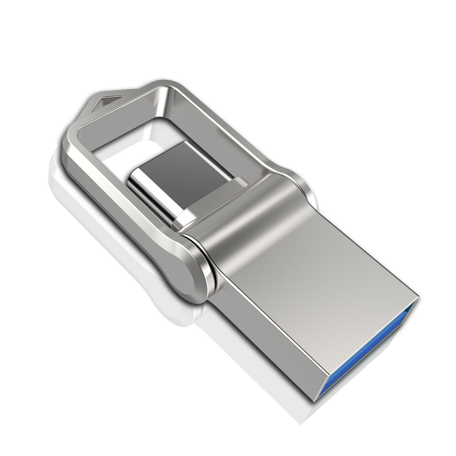 64GB Type C USB 3.0 Flash Drive 2 in 1 Memory Stick Mini Disk Thumb Drive