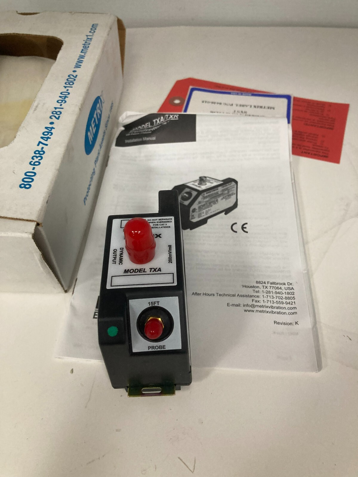 METRIX TXA-30110 TRANSMITTER 17-30VDC NIB