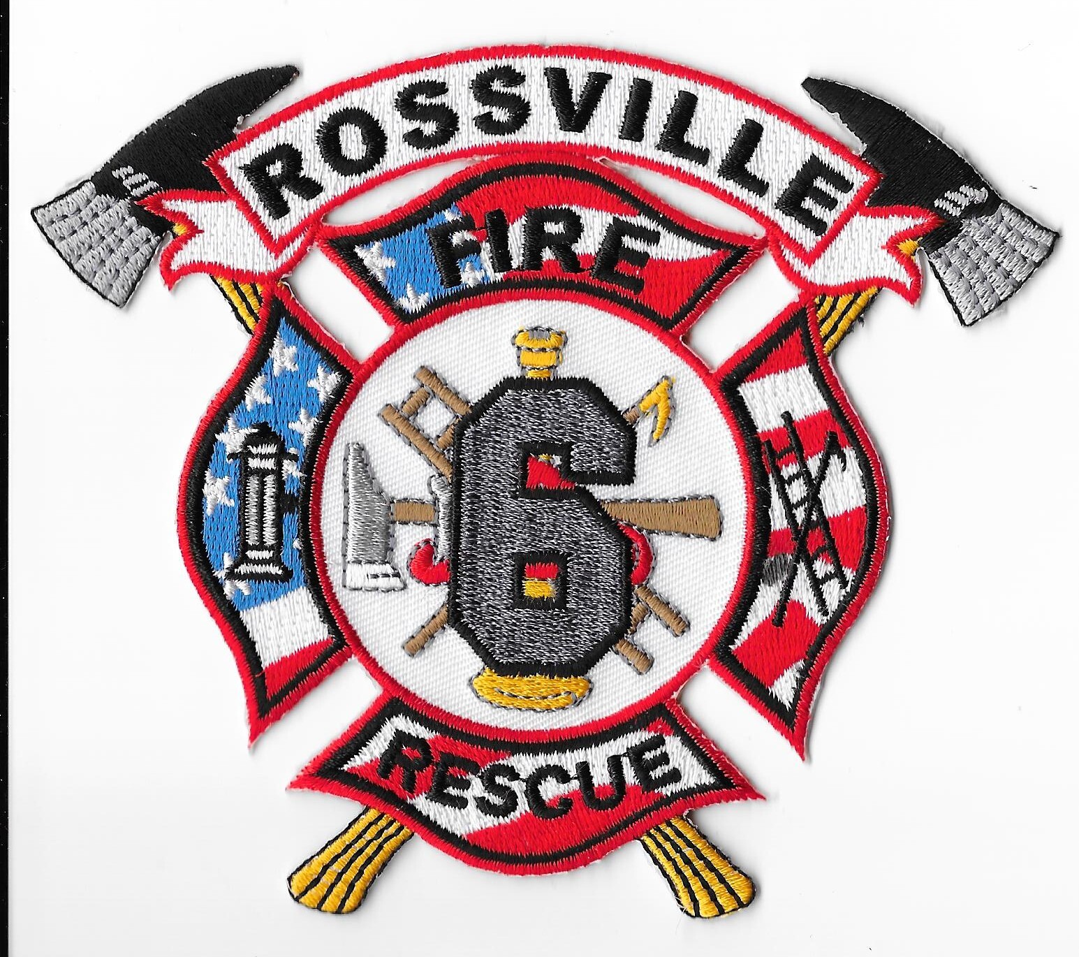 Rossville Fire Department, Tennessee Rescue 6 Patch V1