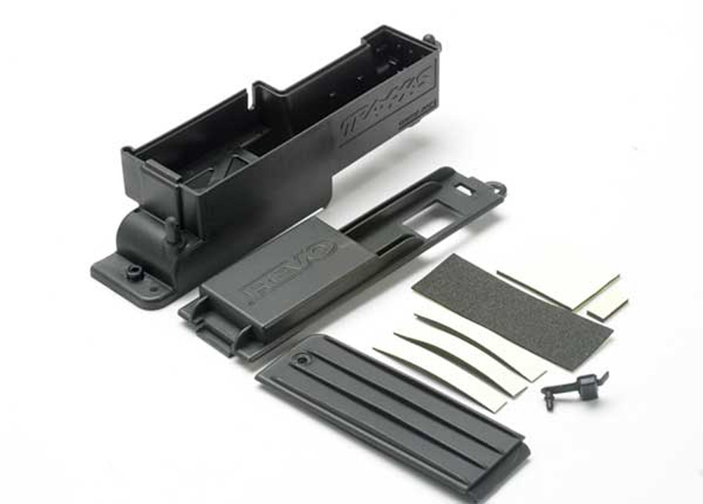 Traxxas 5324 - Right Electronics Box, Cover & Charge Plug, Revo