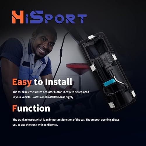 Rear Tailgate Handle Release Trunk Switch - Compatible with Kia Sportage