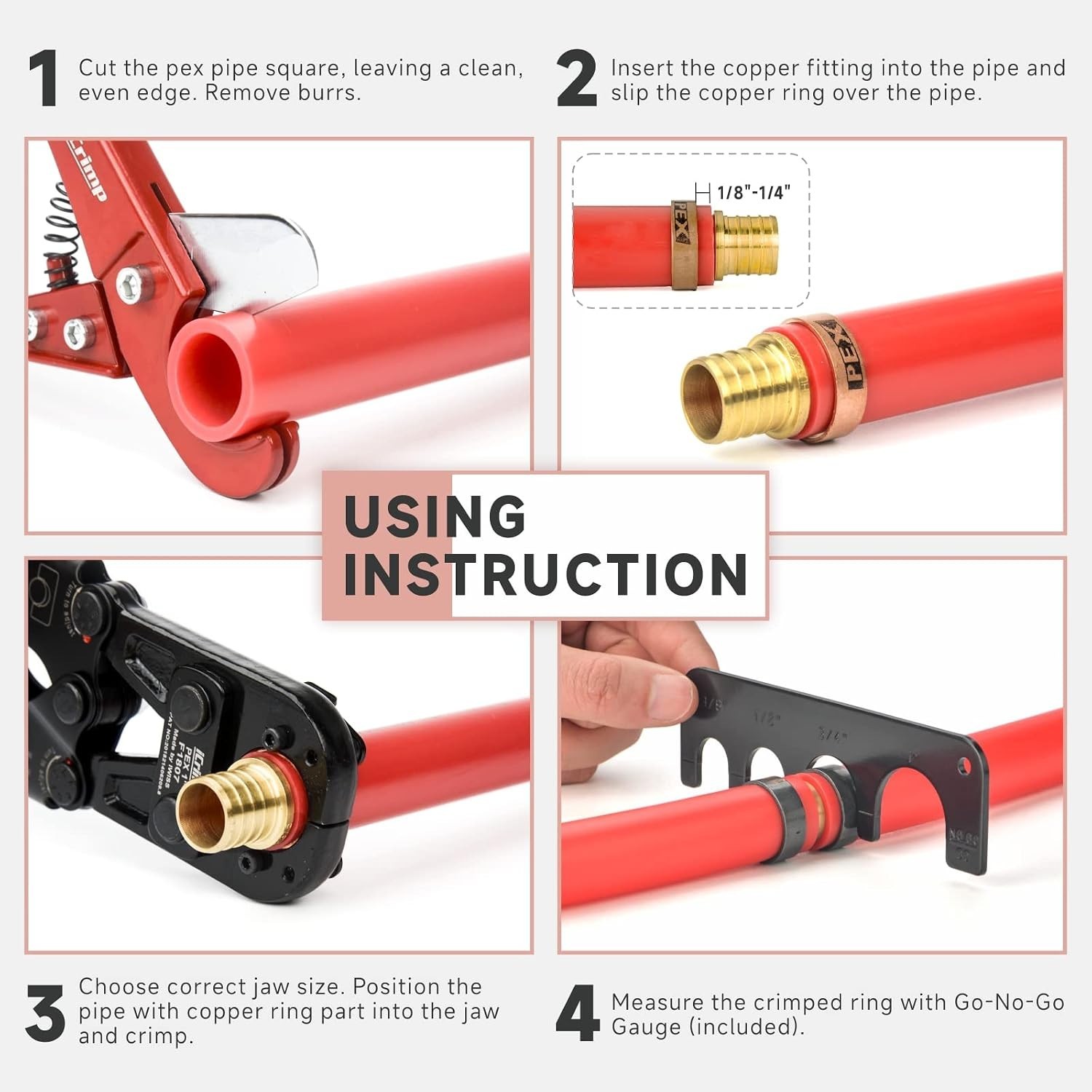 Professional iCrimp PEX Crimping Tool Kit for Efficient Plumbing Installations