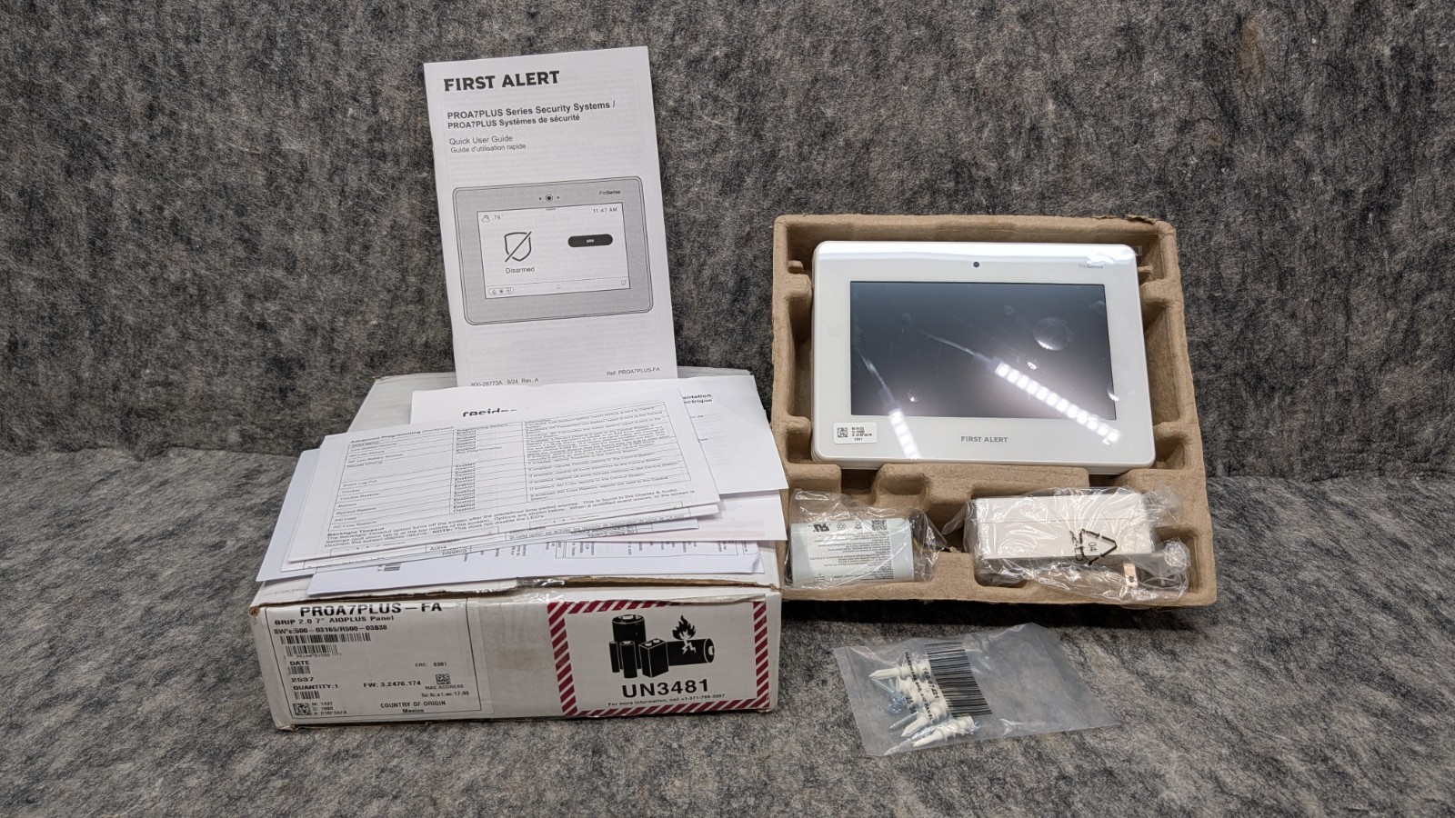 First Alert PROA7PLUS-FA Honeywell Pro Series 7" All-in-One Touchscreen Control