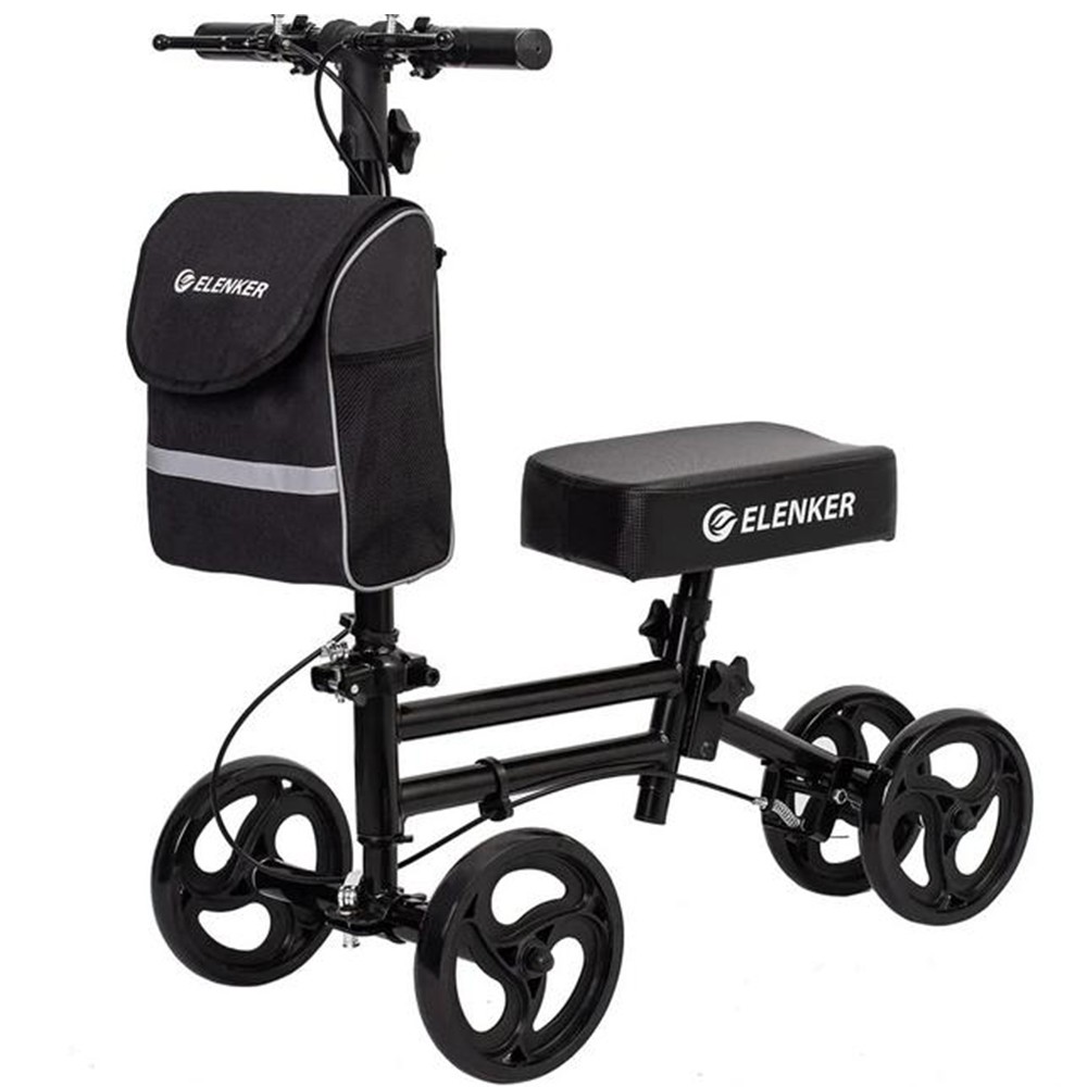 Deluxe ELENKER Knee Scooter Knee Walker Economy for Injury or Surgery Wheelchair