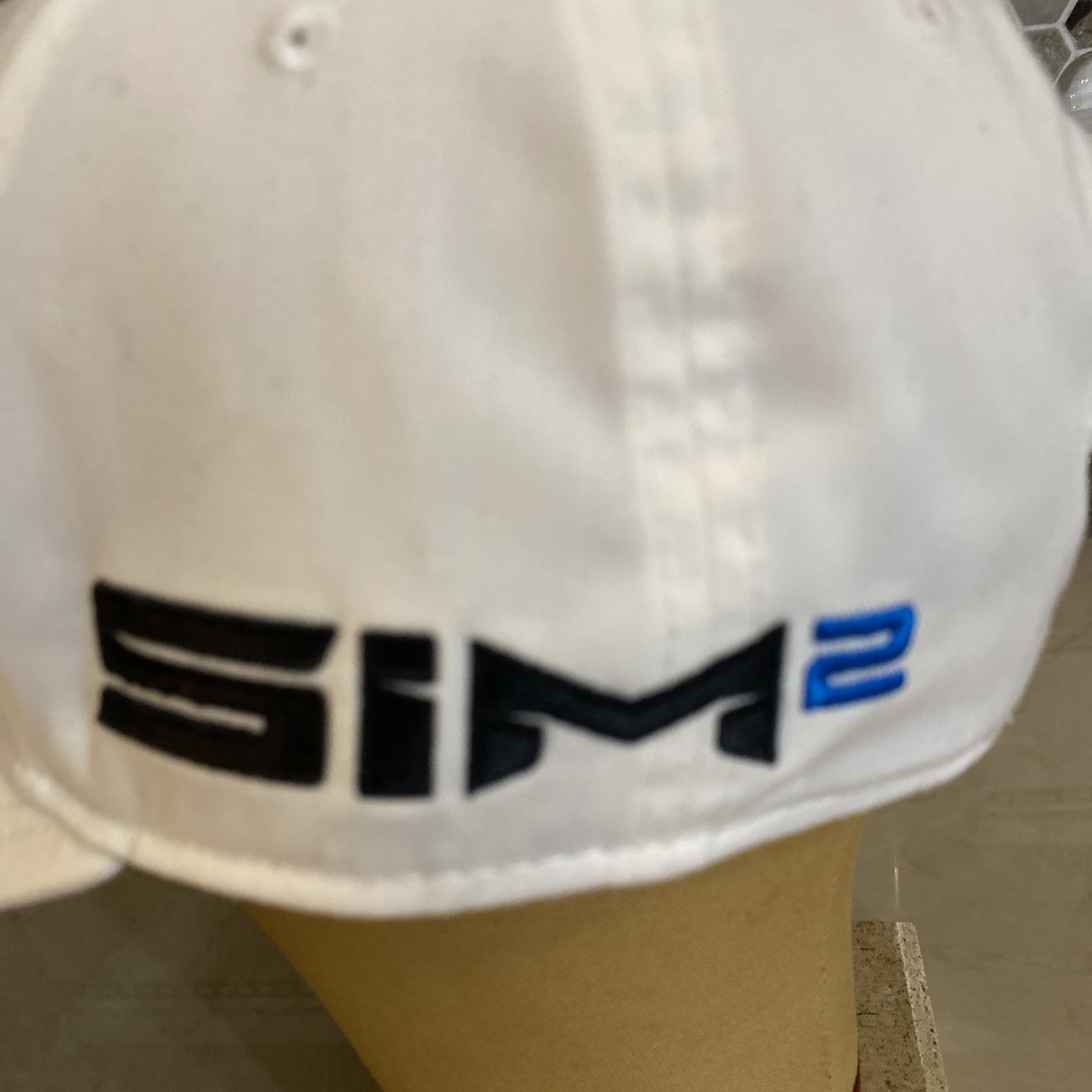 TaylorMade SIM2 TP5 Tour Ultra Lite Performance SnapBack White Golf Hat Cap