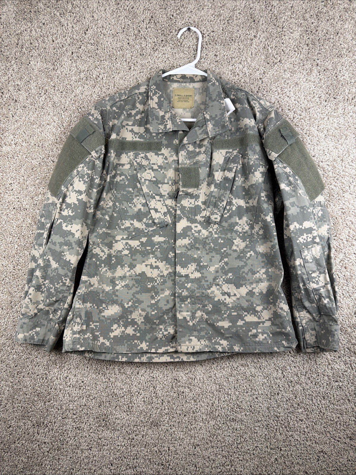 US Military ACU UCP Combat Uniform Shirt Jacket Top Digital Camo X-Small
