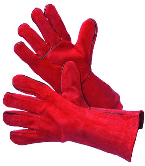 WELDING GLOVES FULLY WELTED & LINED IN HIGH-GRADE SHOULDER SPLIT COWHIDE - Large