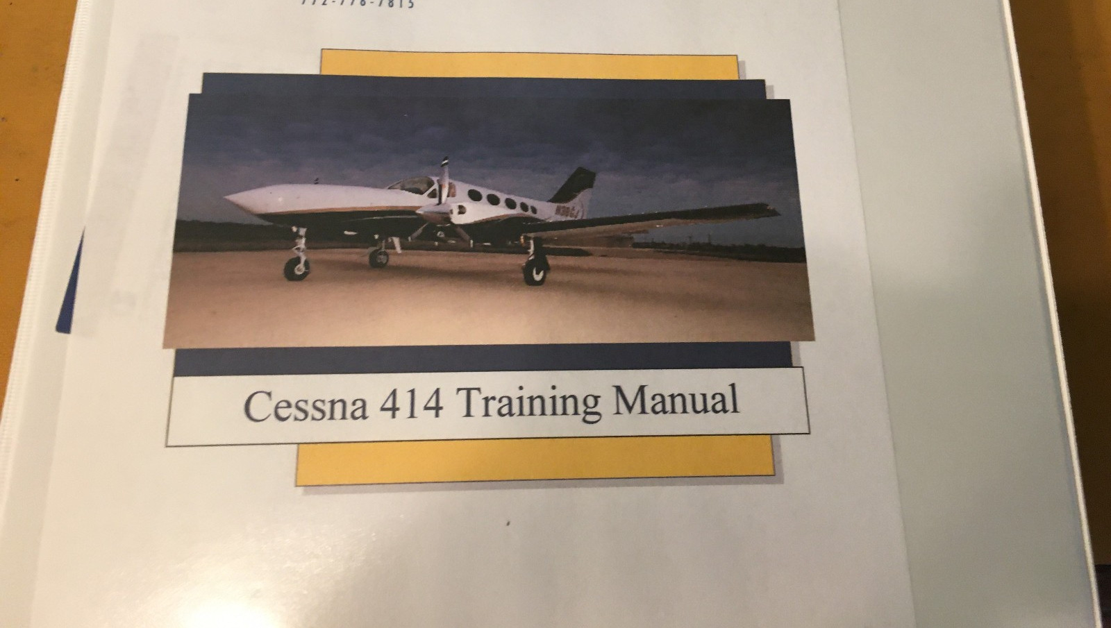 Cessna 414 and 414A Pilot Training Manual