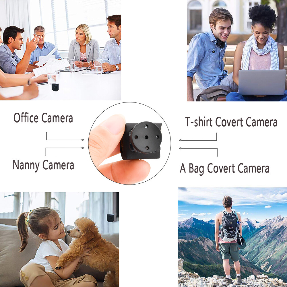 1080P Small Button Camera Built-in Battery Micro Mini DIY Body Video Recorder