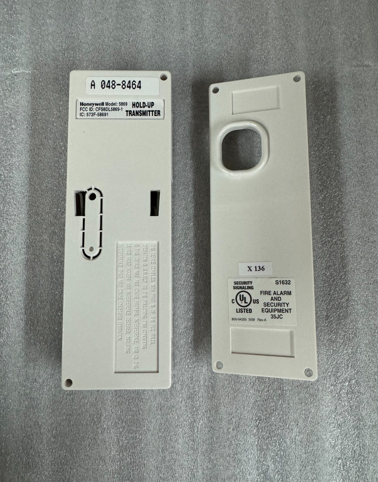 HONEYWELL 5869 WIRELESS HOLD-UP SWITCH/TRANSMITTER