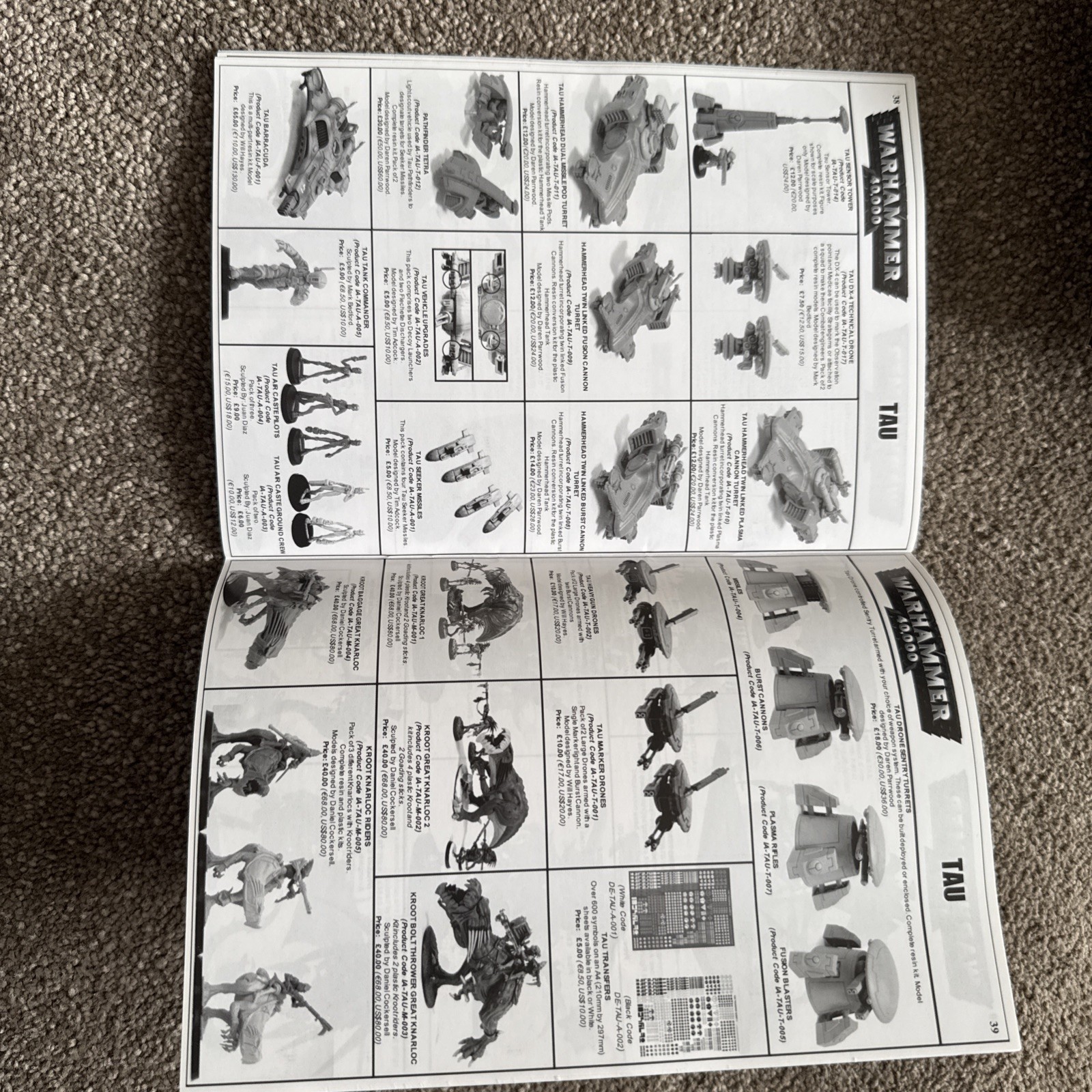 WARHAMMER Forge World Catalogue 2007 very good condition