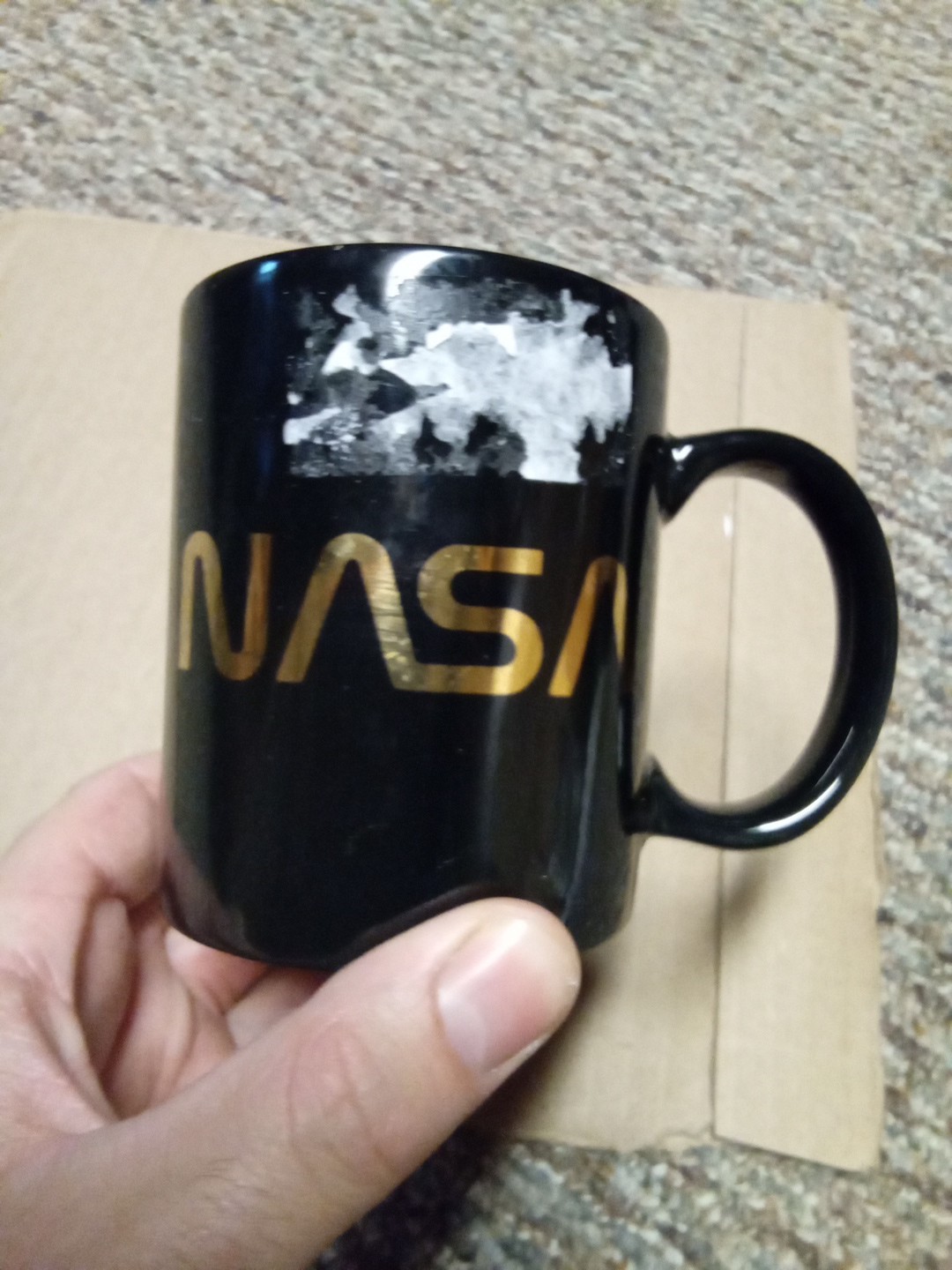 Nasa Coffee Cup Mug Black