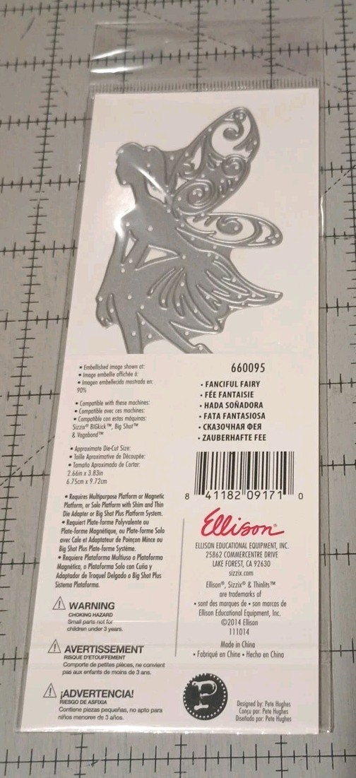 Sizzix Thinlits Fanciful Fairby Cutting Dies 660095