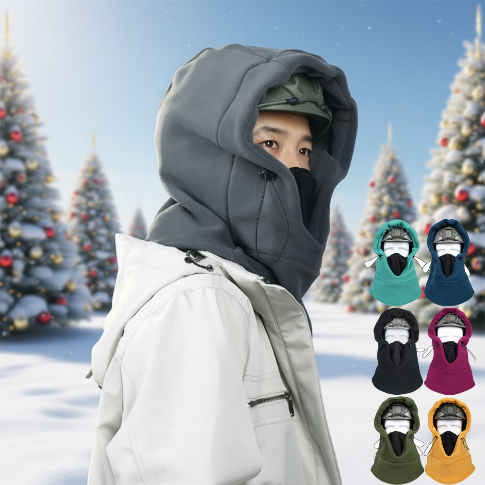 Winter Balaclava Ski Full Face Mask Windproof Fleece Neck Warm for Cold Weather