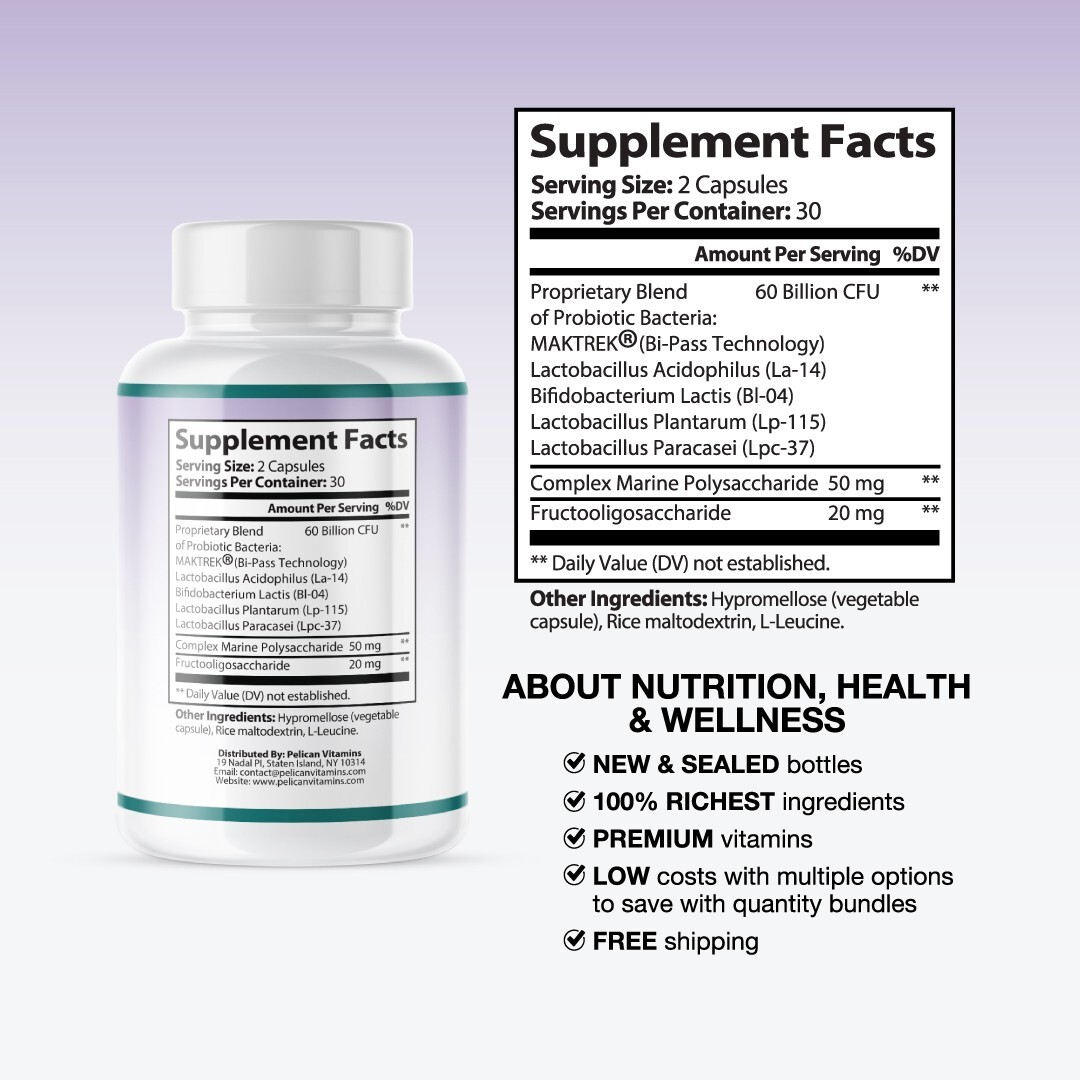 Viscera- Digestive Support- 4 Bottles- 240 Capsules
