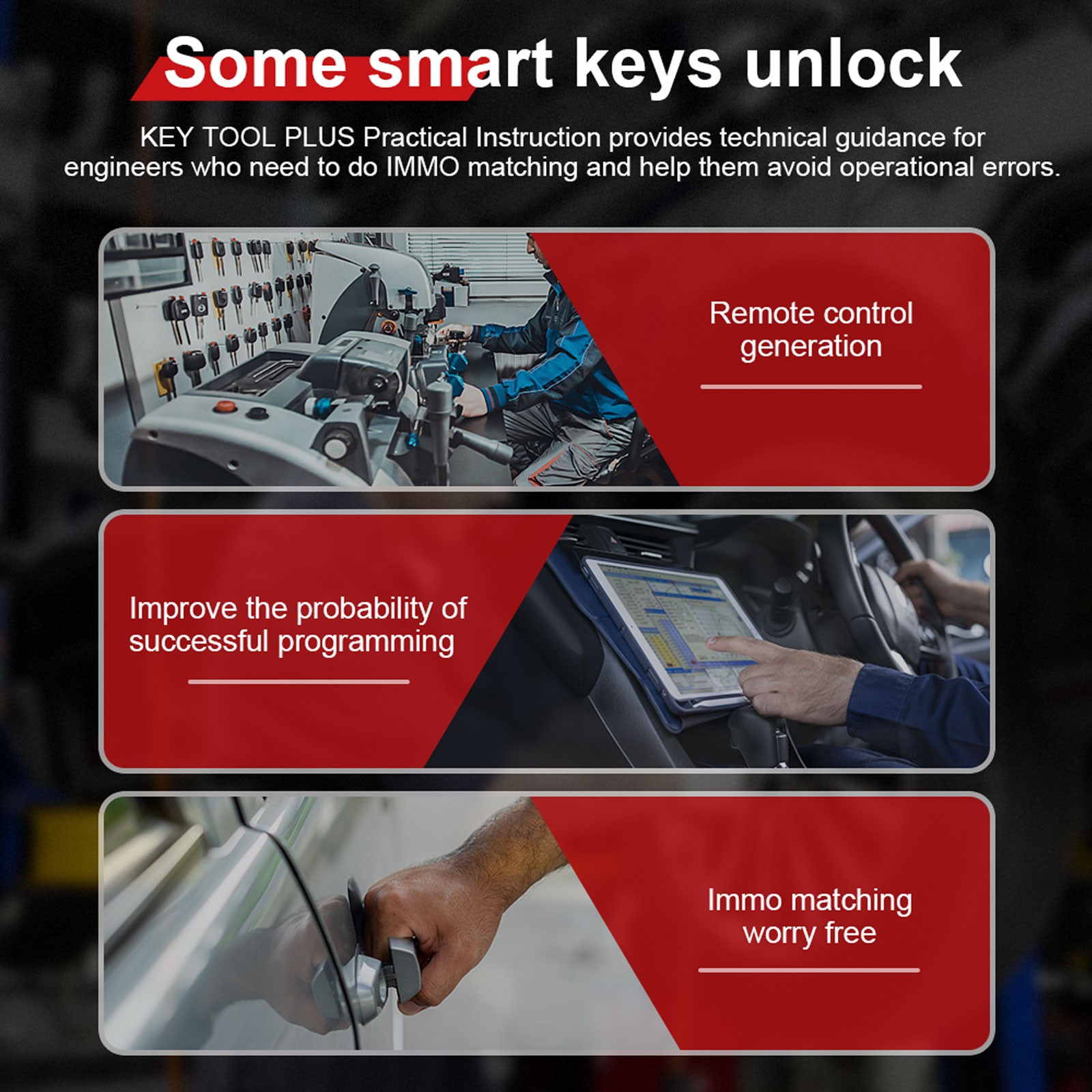 Key Tool Plus Practical Instruction Answers Books For Car Maintenance Engineer