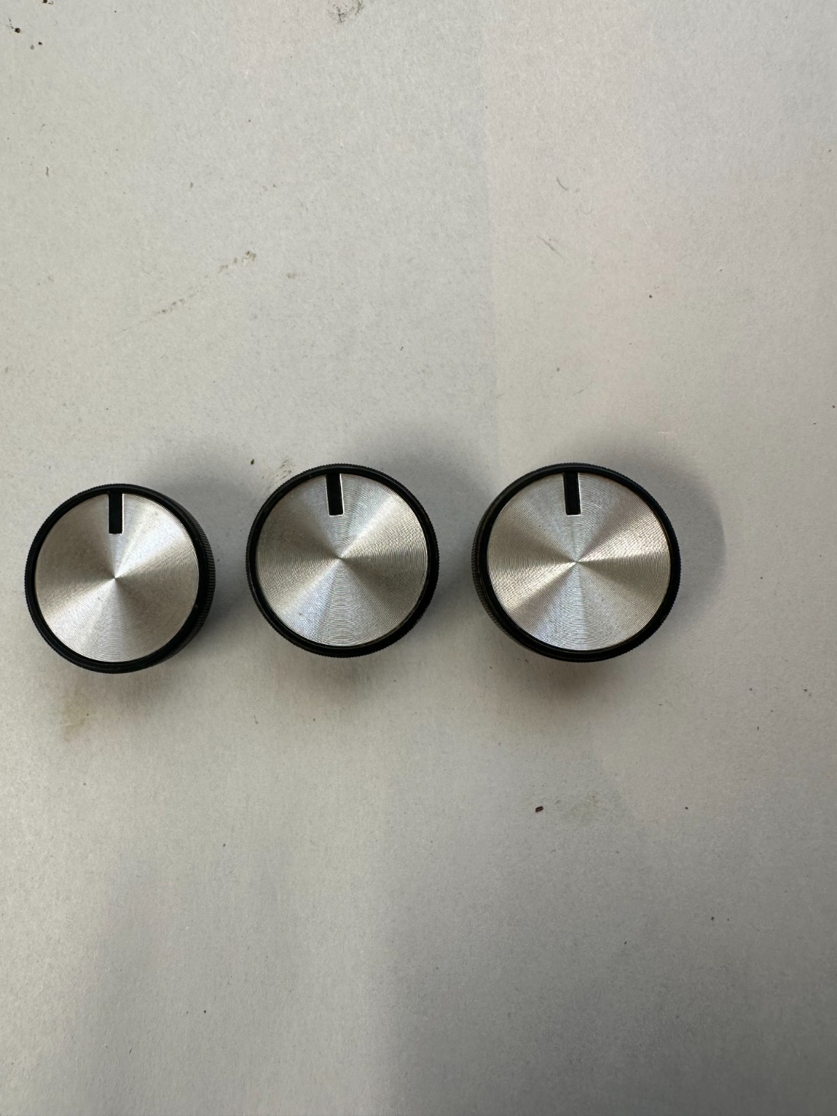 Vintage Sony TC-200 parts - volume and tone knobs (3 total)