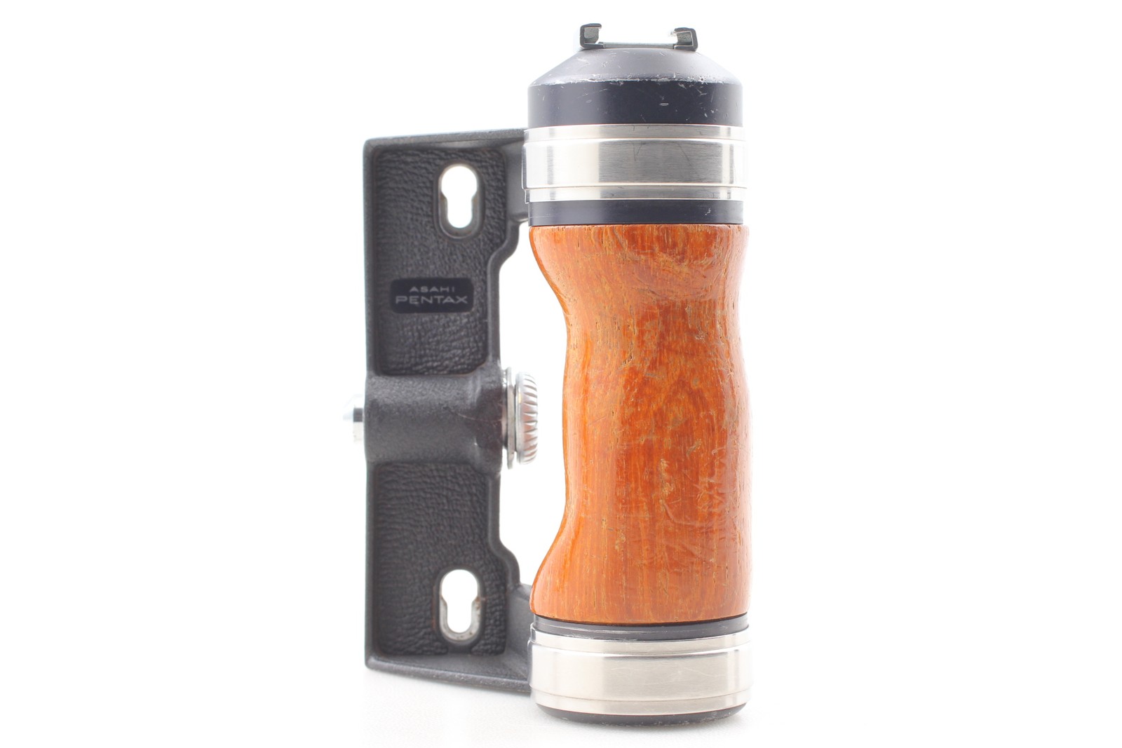 [Exc+5]  Pentax Wood Hot Shoe Hand Grip For 6x7 67 67 II From JAPAN