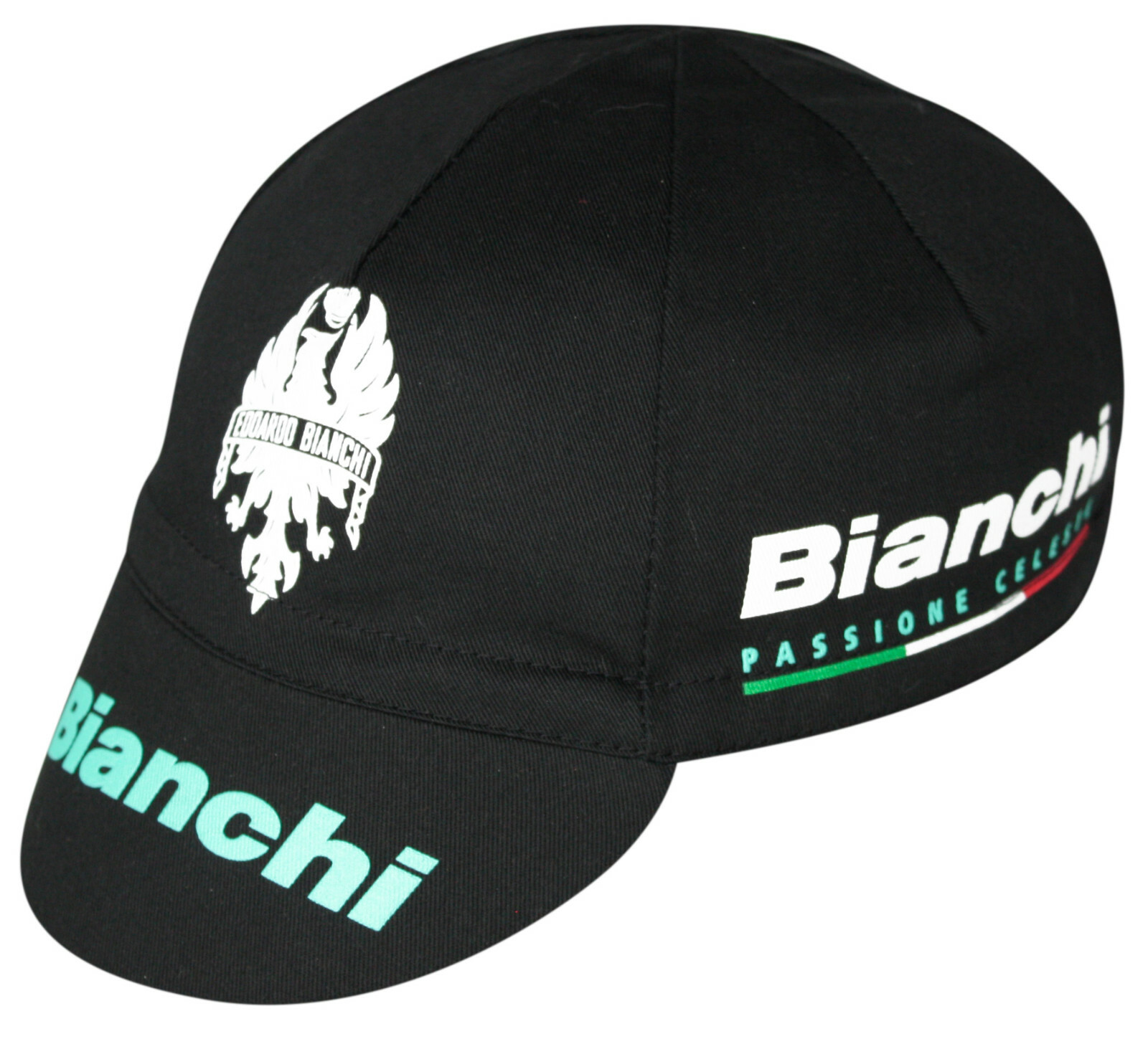 BIANCHI OLTRE Black Team Cycling Cap NEW Bike Ride Hat Free Shipping !!
